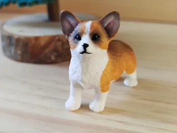 Figurine chien corgi Animal de compagnie