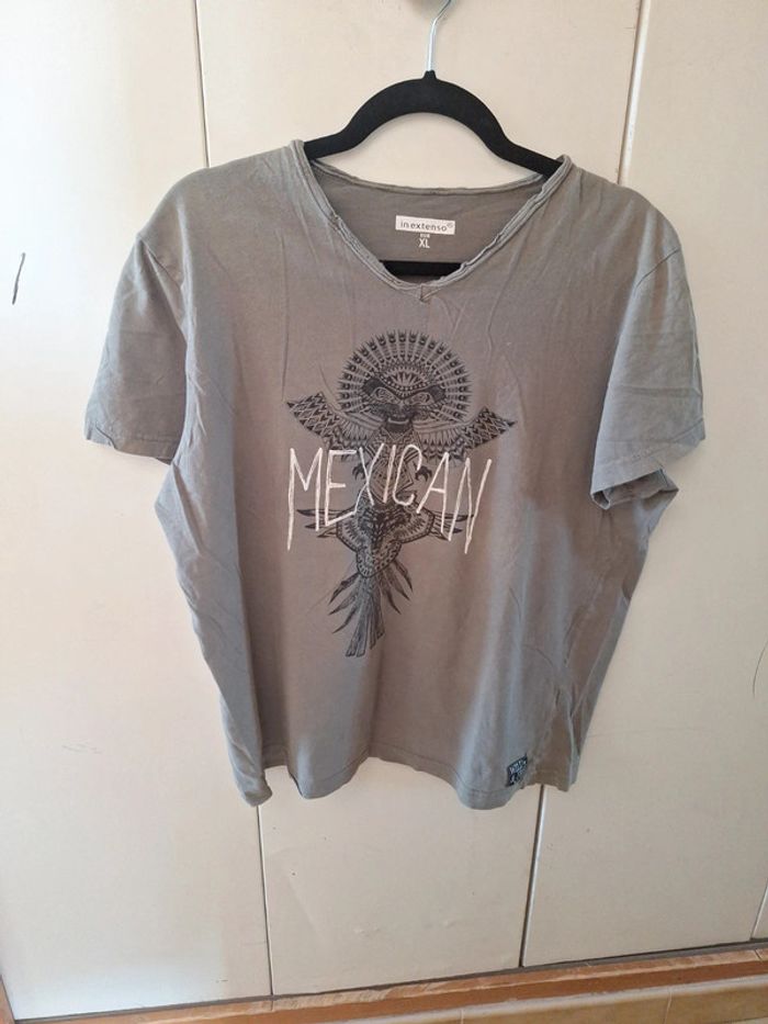 T-shirt kaki XL in extenso