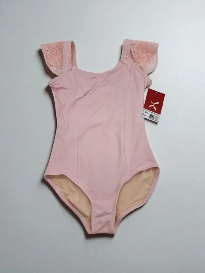 Capezio Justaucorps rose princesse Leotard * taille M * 8-10 ans