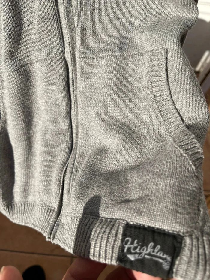 Gilet zippé gris verbaudet 10 ans - photo numéro 3