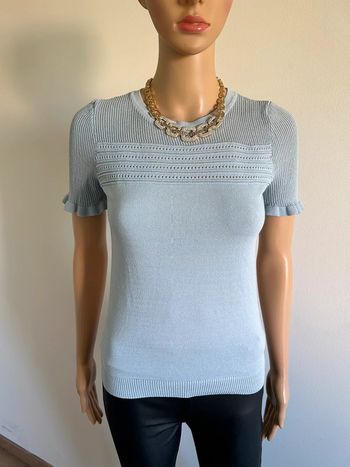 Haut bleu clair à manches courtes Morgan taille XS jamais porté