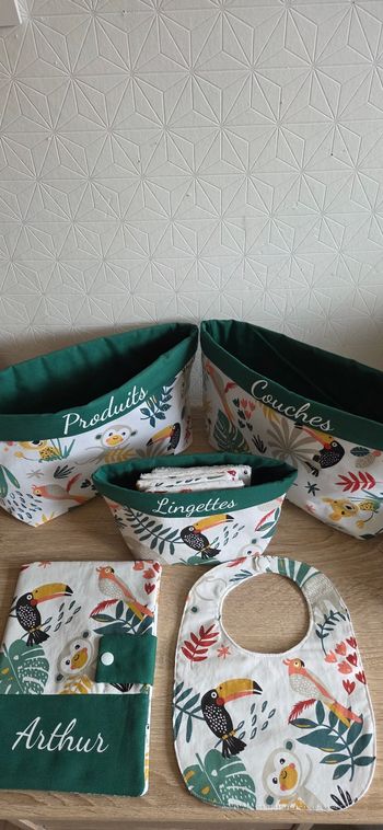 Ensemble naissance fait main