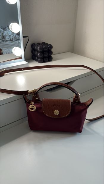 Sac longchamp grenat / cherry