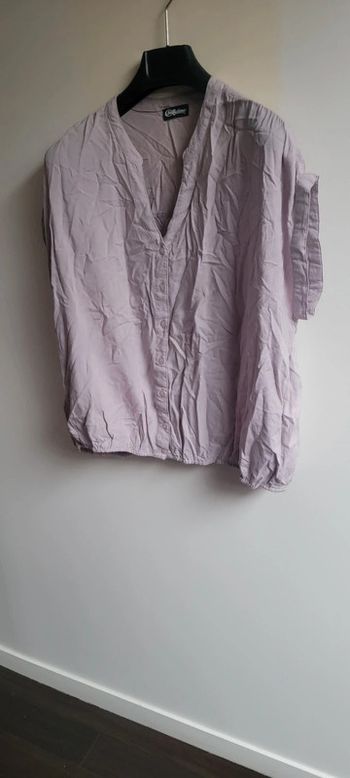 Blouse rose poudré Chillyline t44/46