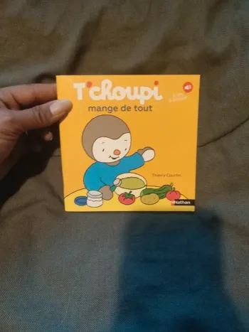 Livre T'choupi mangé tout