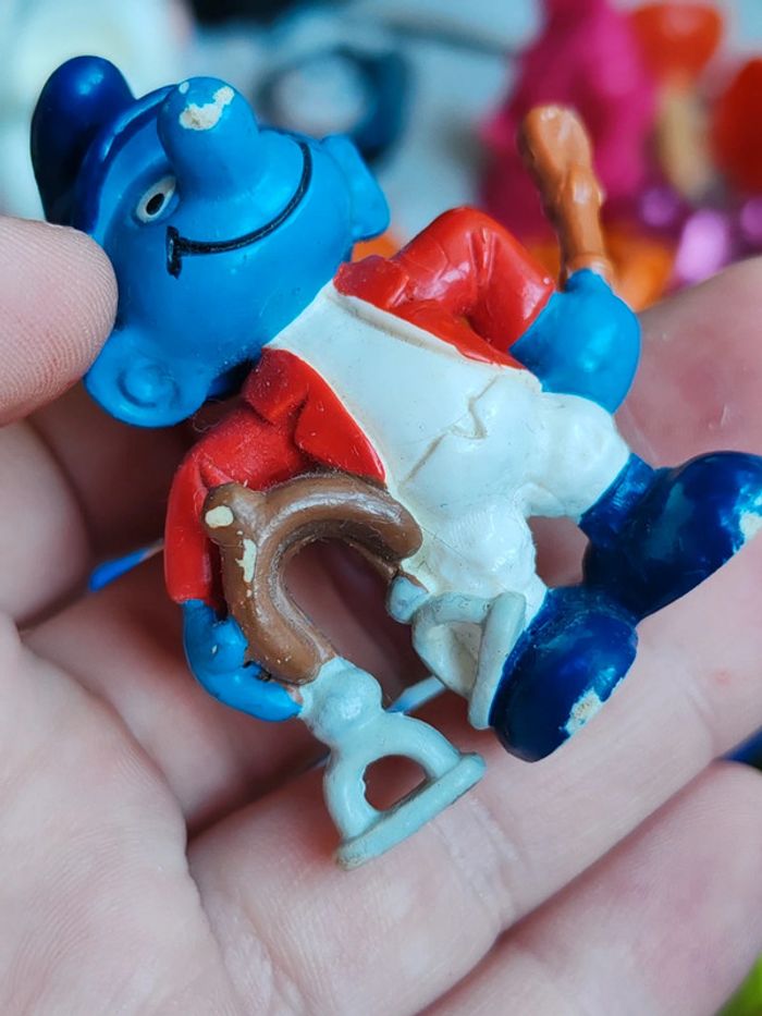 Figurine Schtroumpfs cavalier - photo numéro 3