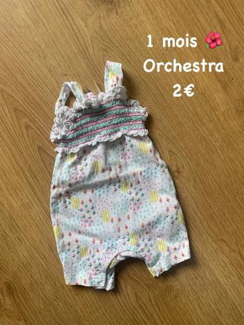 Combinaison 🌺 1 mois 🌺 Orchestra