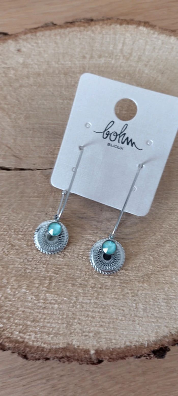 Boucles d'oreilles Bohm créoles - photo numéro 2