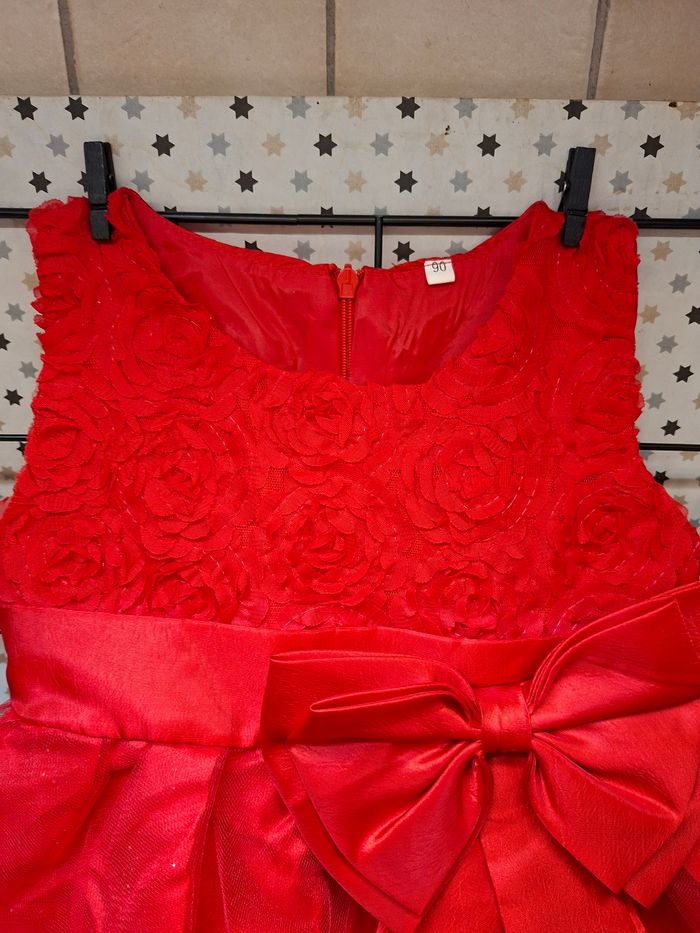 Robe rouge taille 90  de soirée, cérémonie ou fête - photo numéro 3