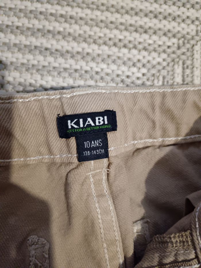 Jean beige Kiabi garçon 10ans - photo numéro 2