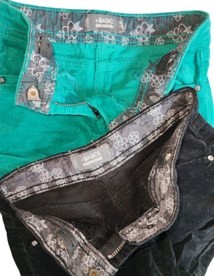 🌸 2 shorts en velours - Noir et Vert - Orchestra - 4 ans 🌸 - photo numéro 9