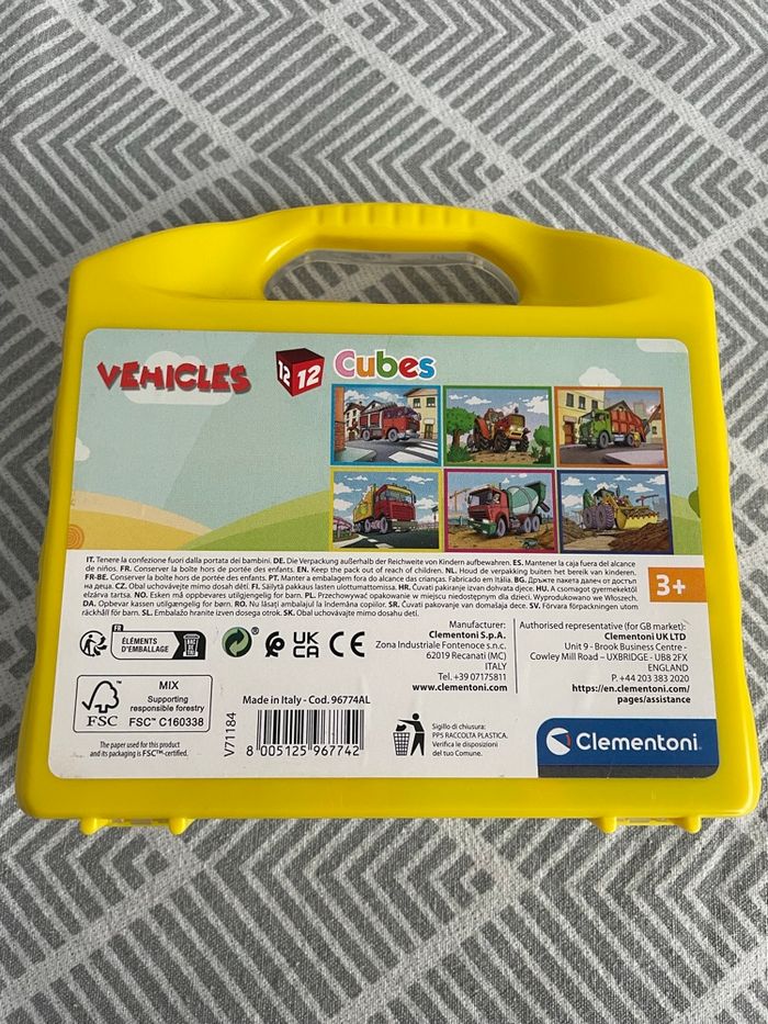 Puzzle 12 cubes Clementoni - photo numéro 2