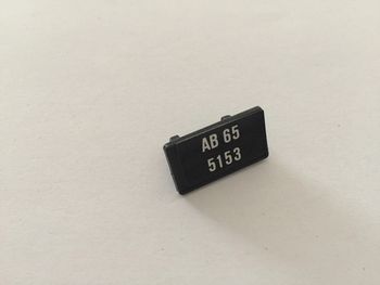 Plaque immatriculation arrière pièce détachée miniature Solido Volkswagen VW Combi 1966 1/19 #A56