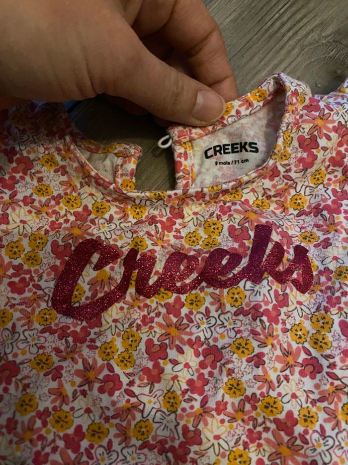 Ensemble fille creeks/primark 9-12mois rose - photo numéro 4