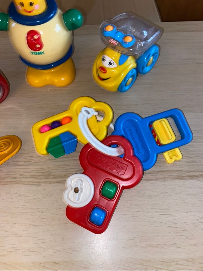 Hochets jouet bébé éveil Fisher price berchet Mattel tomy 1992 1994 1998 2007 - photo numéro 2