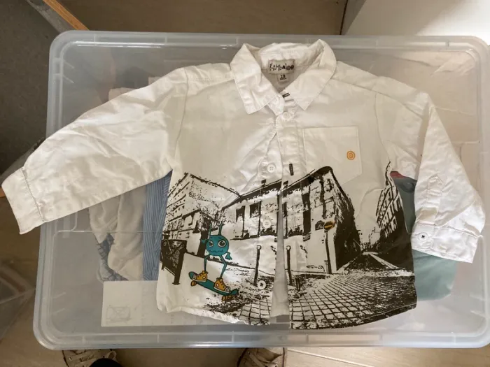 Chemise manches longues kimbaloo 18 mois