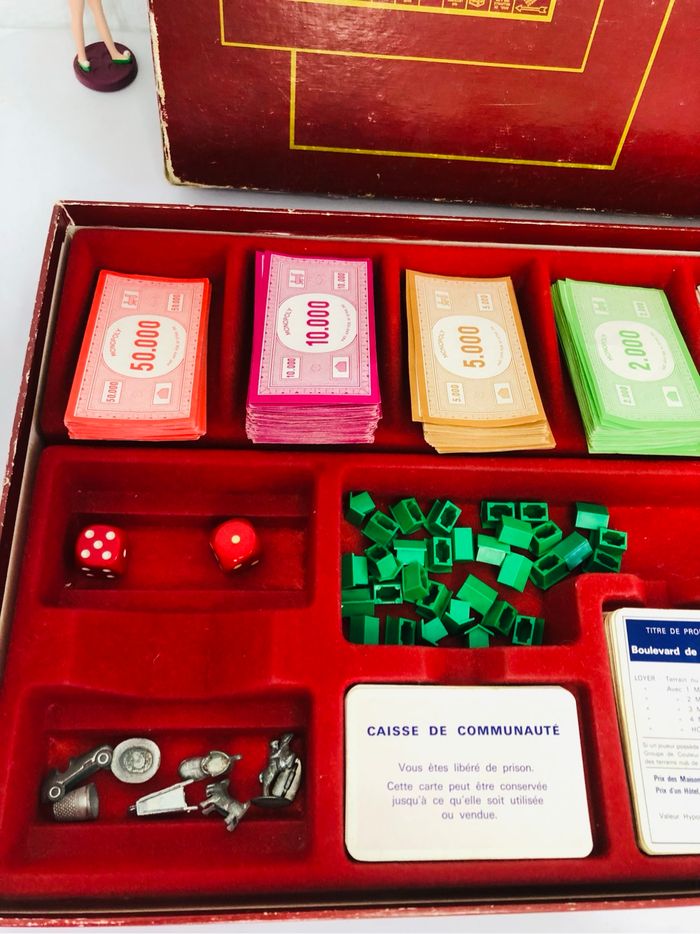 Monopoly deluxe en franc vintage - photo numéro 5