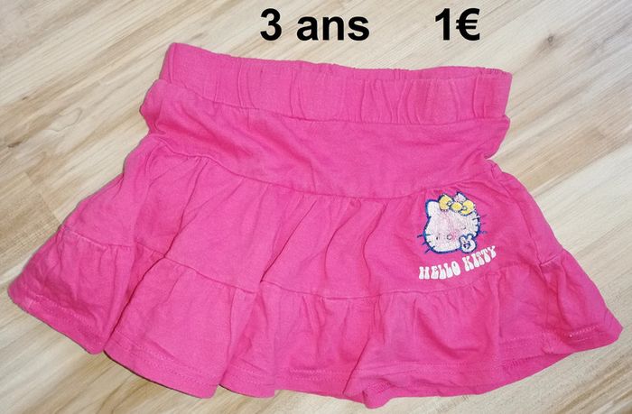 Jupe rose Hello Kitty 3 ans