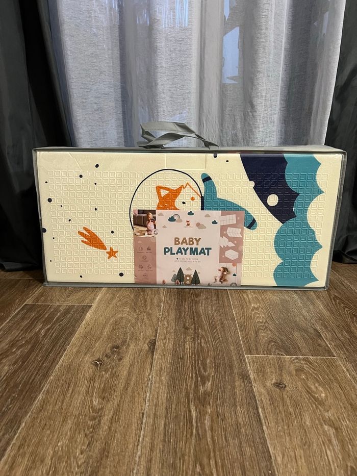 Tapis de jeu pliable réversible bébé neuf - photo numéro 8