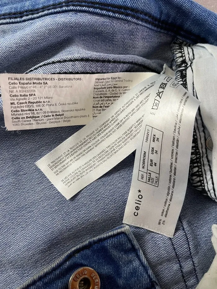 Short jeans Celio T44 - photo numéro 3