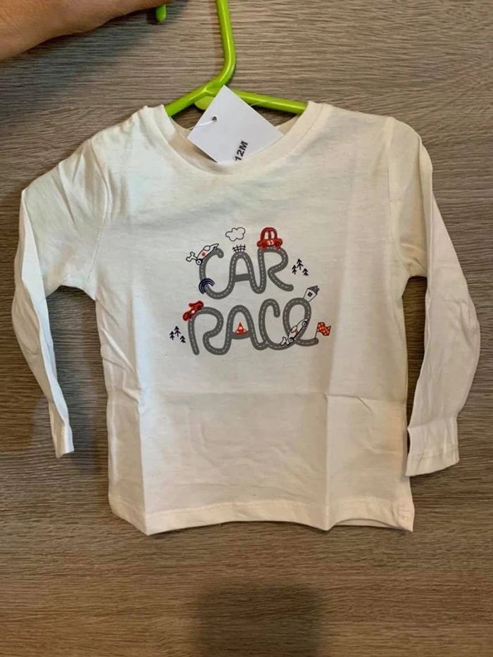 tee shirt manche longue taille 12 mois #12moisemmalall