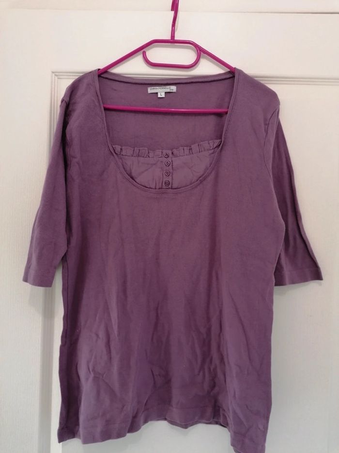 Pull léger taille L manches 3/4 très bon état