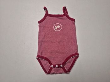 Body rayé rouge