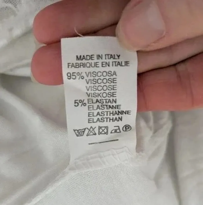 Blouse d'été en dentelle - Made in Italy - taille 38 - photo numéro 4