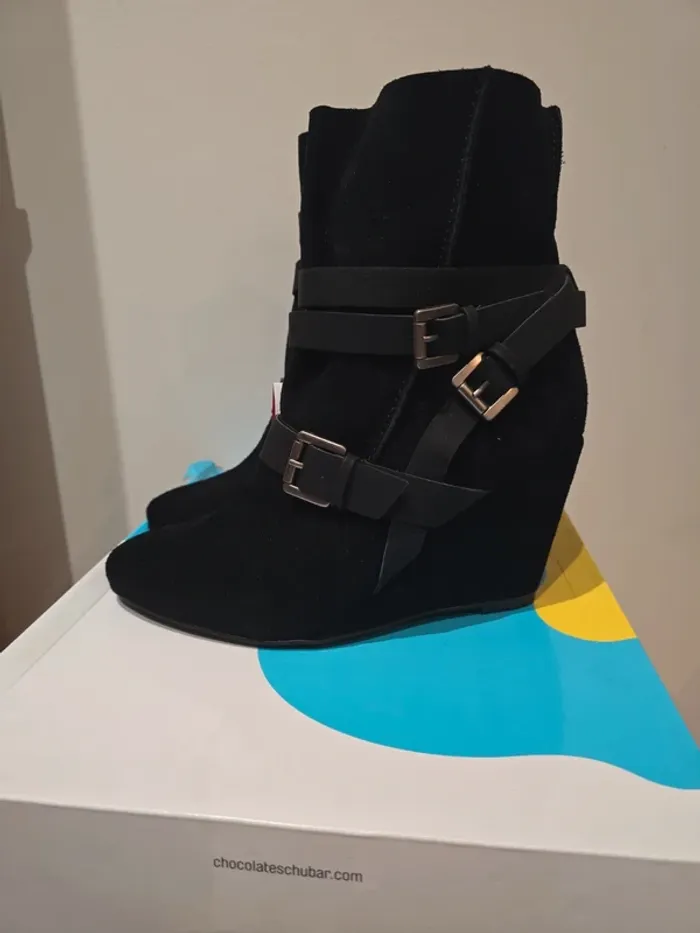 Boots noir chocolate Schubar taille 39