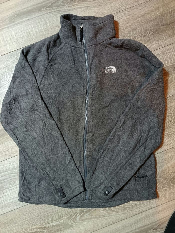 Veste polaire the north face homme grise taille M - photo numéro 3