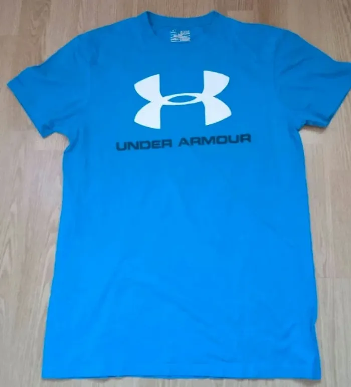 Tee-shirt bleu Heat Gear L – Parfait pour bouger & briller - photo numéro 6