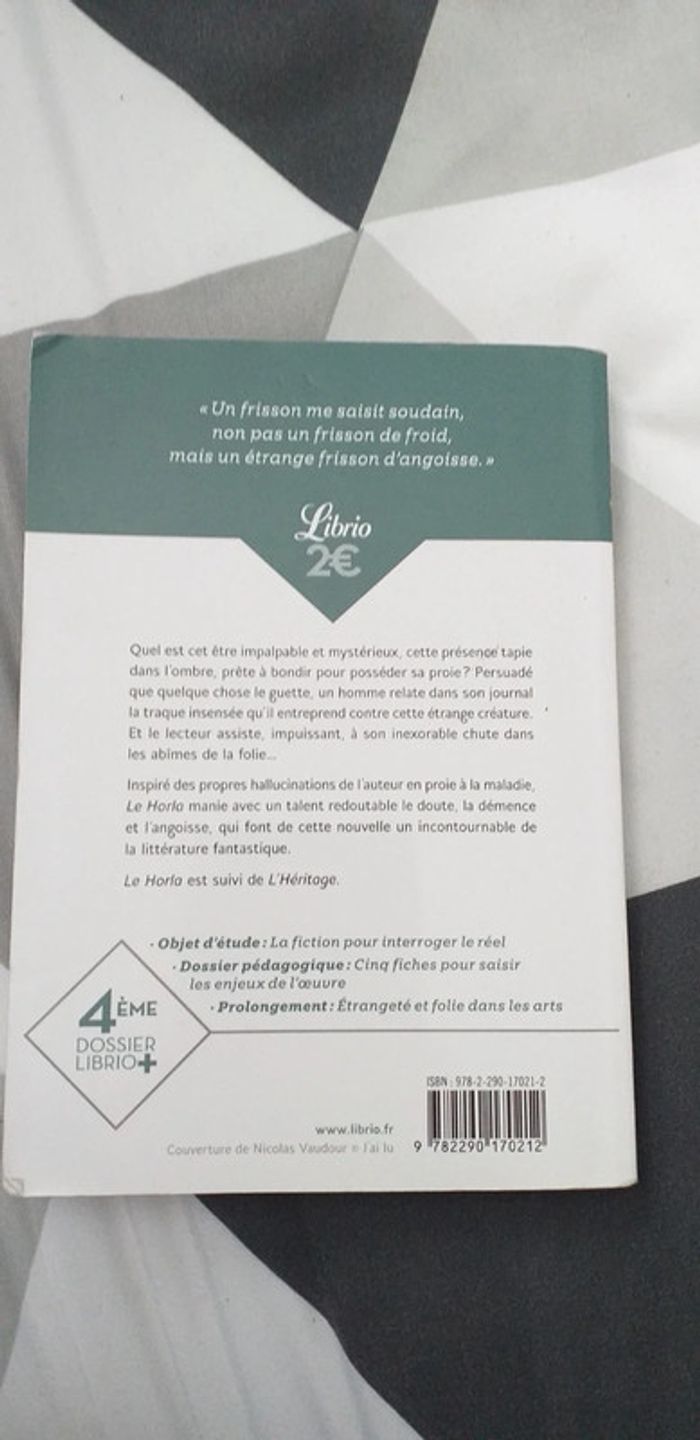 Livre Le Horla - photo numéro 2