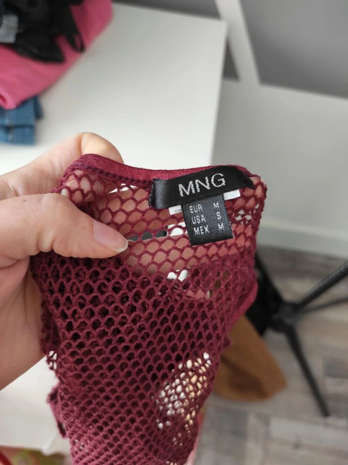 Débardeur Mango résille tM tbe - photo numéro 4