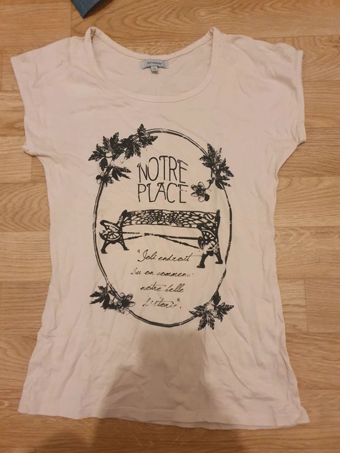 Tee shirt à motif