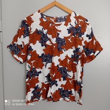 Blouse à fleurs t38/40