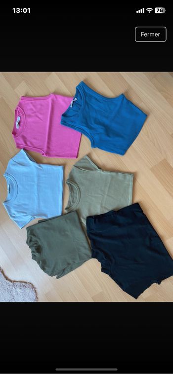Lot 6 tops Zara