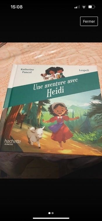 Livre enfant une aventure avec Heudi