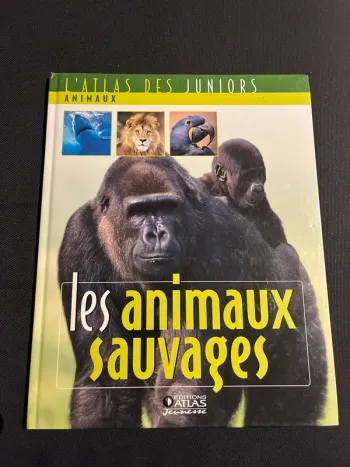 Livre pour enfants l atlas des juniors nature les animaux sauvages