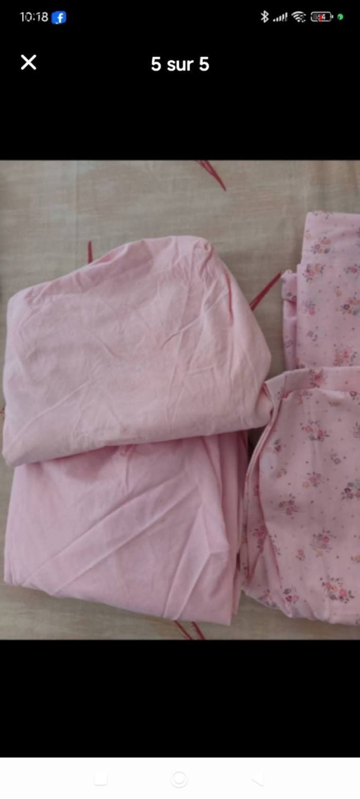 Lot de 4 draps housse 1 personne - photo numéro 3