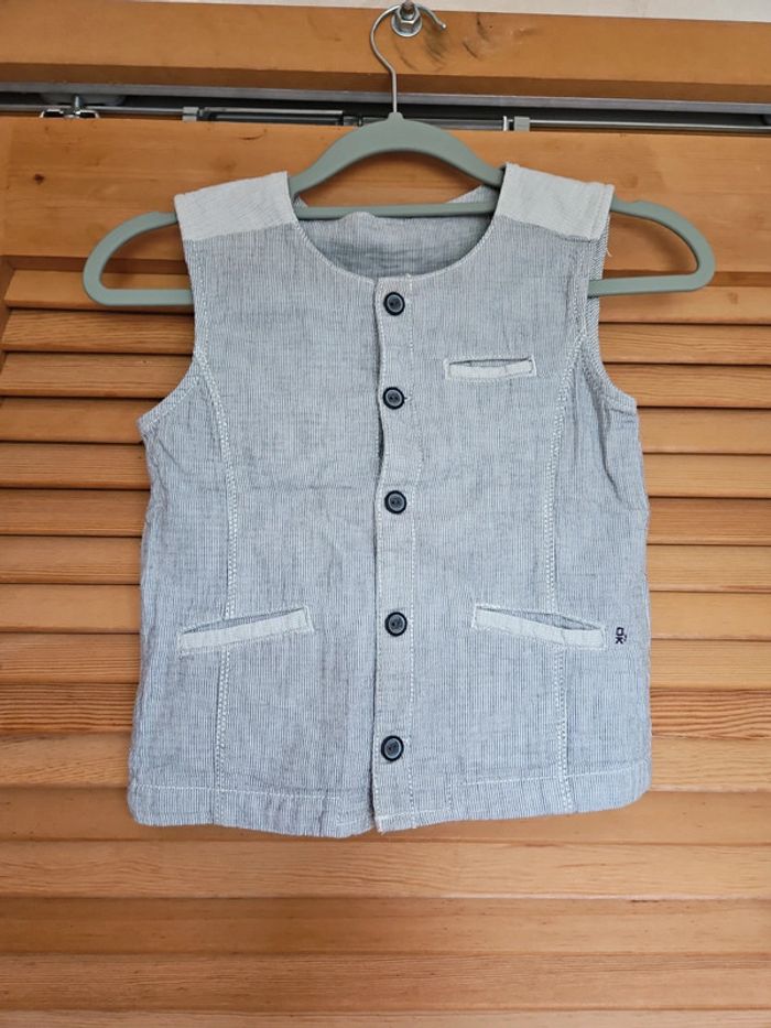 Gilet sans manche cérémonie 8 ans