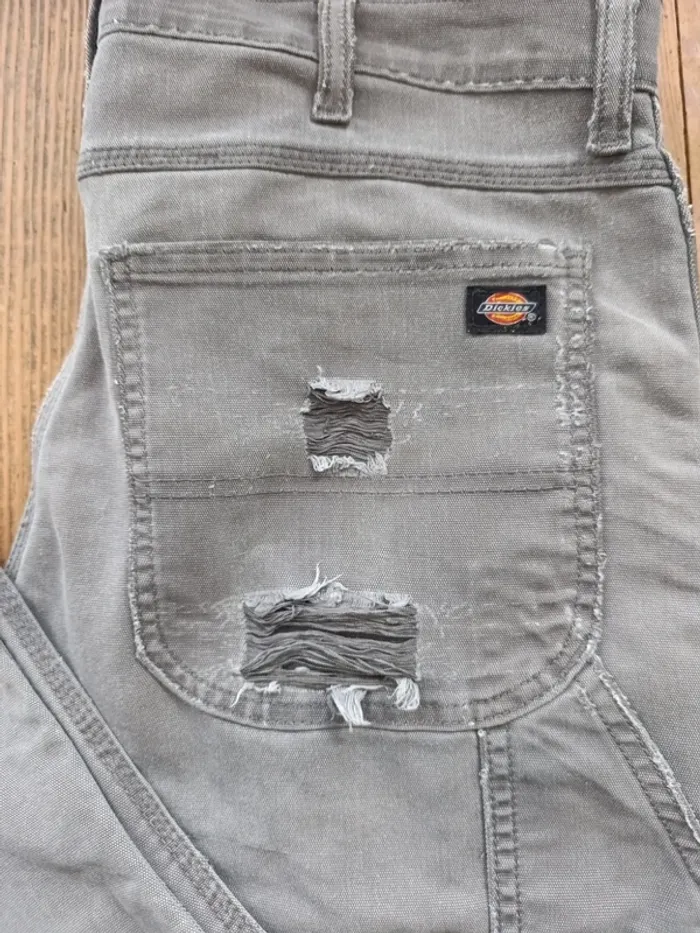 Pantalon jean gris Dickies flex Workwear Carpenter W34 - photo numéro 2