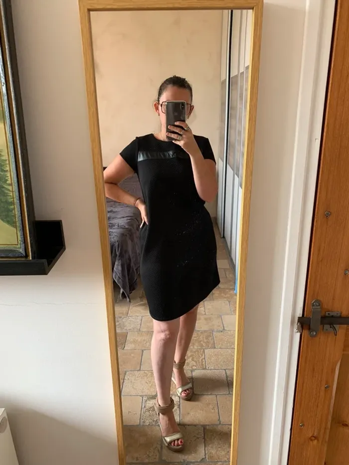 Robe La Fée Maraboutée noire taille 38 - photo numéro 4