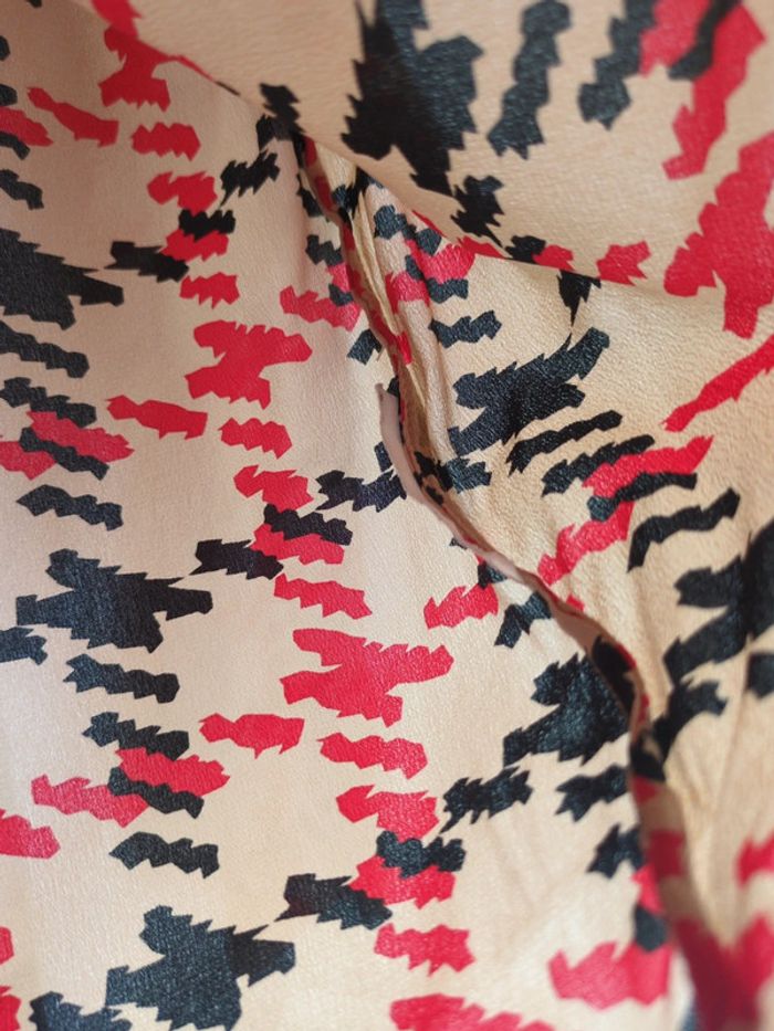 Chemise en soie motifs Monoprix 36 - photo numéro 3