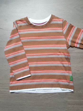 T-shirt manches longues taille 12 - 18 moi