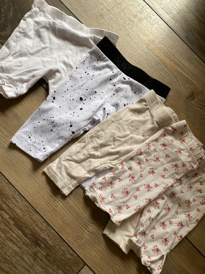 Lot de 4 leggings 9 mois
