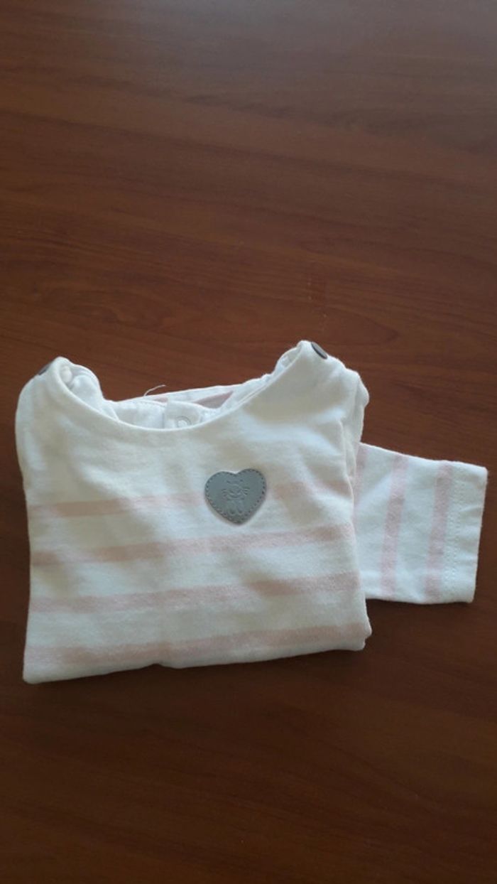 Lot de 2 tee-shirt Okaidi 6mois - photo numéro 4