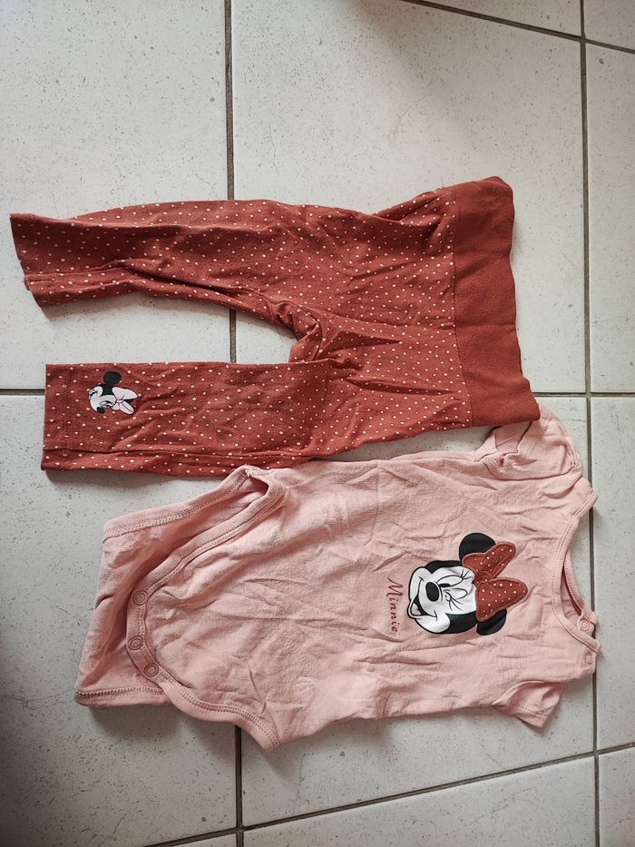 Ensemble legging+body Minnie