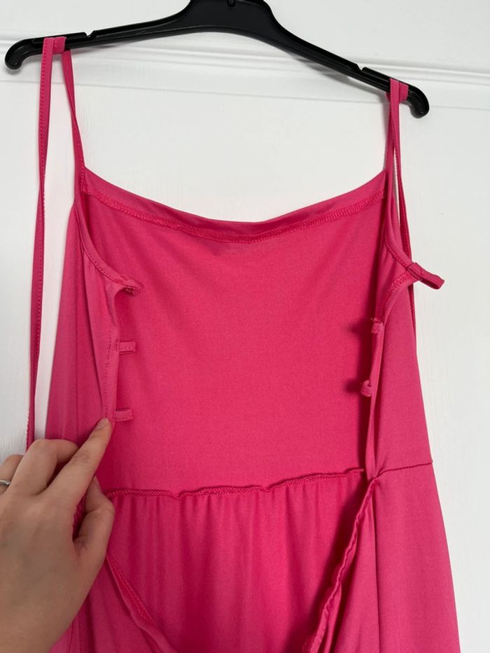 Robe longue rose à fente Shein M très bon état💕 - photo numéro 9