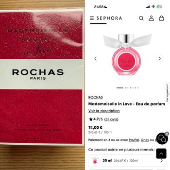 Rochas mademoiselle in love