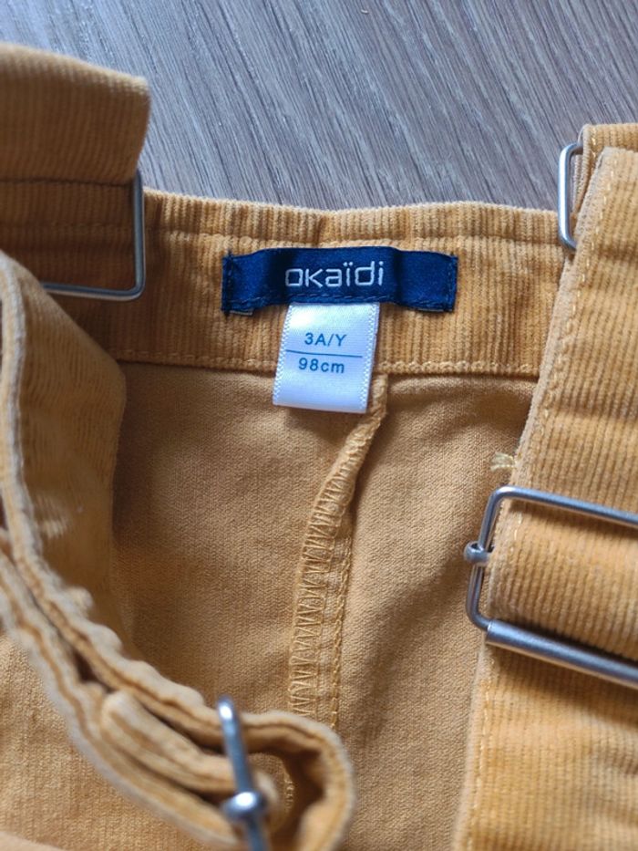 Combishort velours 3 ans - photo numéro 2